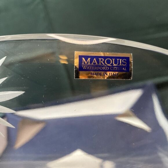 Waterford Marquis Crystal Millennium Centerpiece Platter NEW Shooting Star 2000 - Picture 7 of 10
